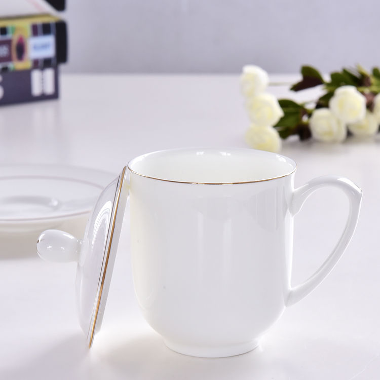 Bone China Meeting Cup and Saucer