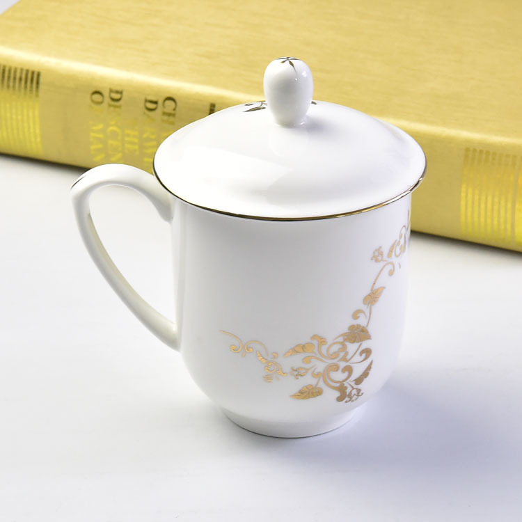 Bone China Meeting Cup Office Water Cup