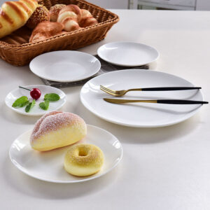 5-Piece Bone China Moonlight Plate