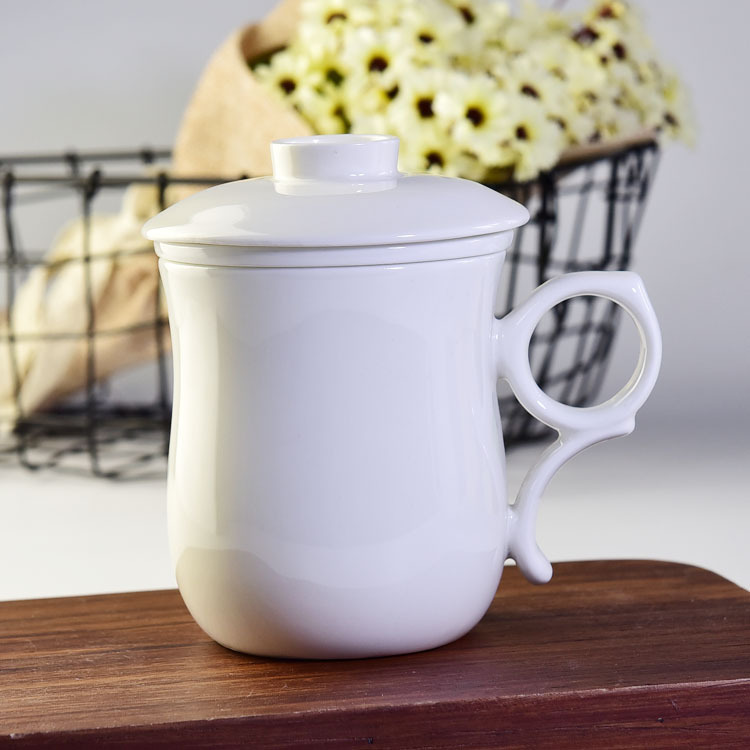 Bone China Tea Strainer and Cup 3-piece Suit