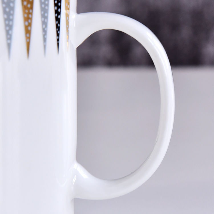C Handle Bone China Mug