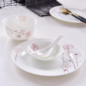 Chic Lifestyle 4-piece Porcelain Dinnerware