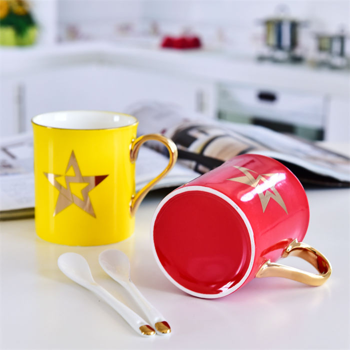 Color Glazed Bone China Mug 3