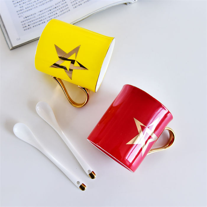Color Glazed Bone China Mug 3
