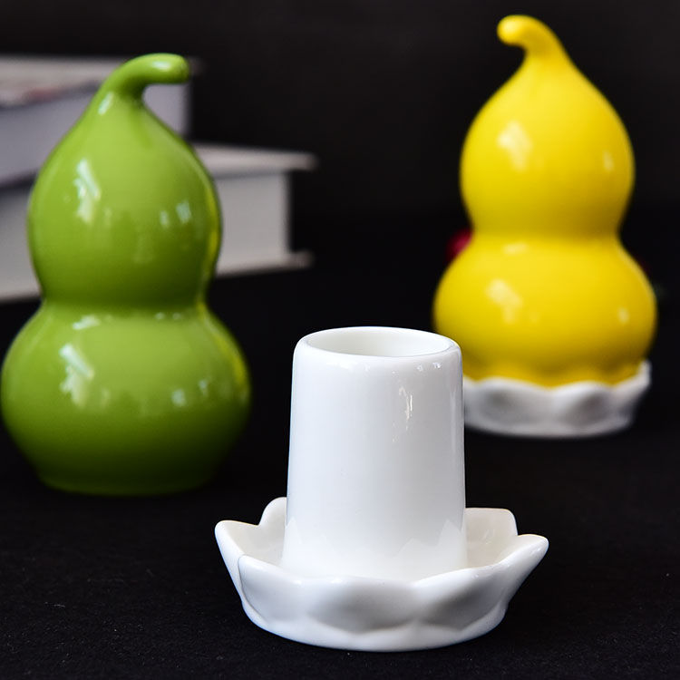 Color Glazed Bone China Tooth-picker Holder