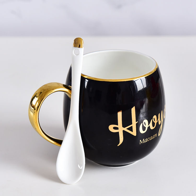 Color Glazed Porcelain Belly Cup 1