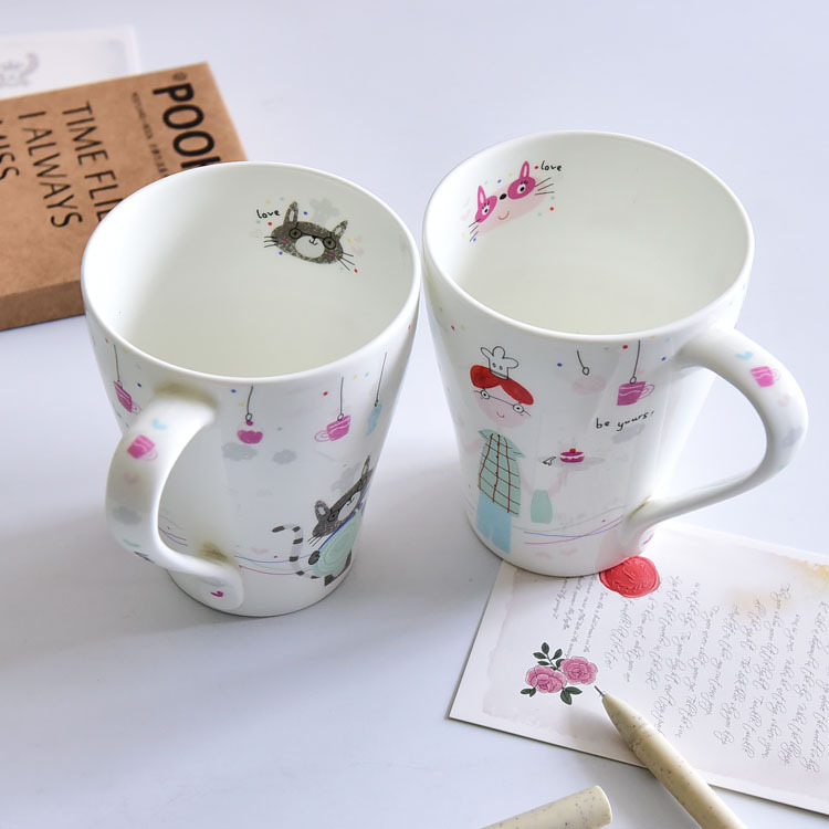 Creative Couple's Porcelain Breakfast Cup