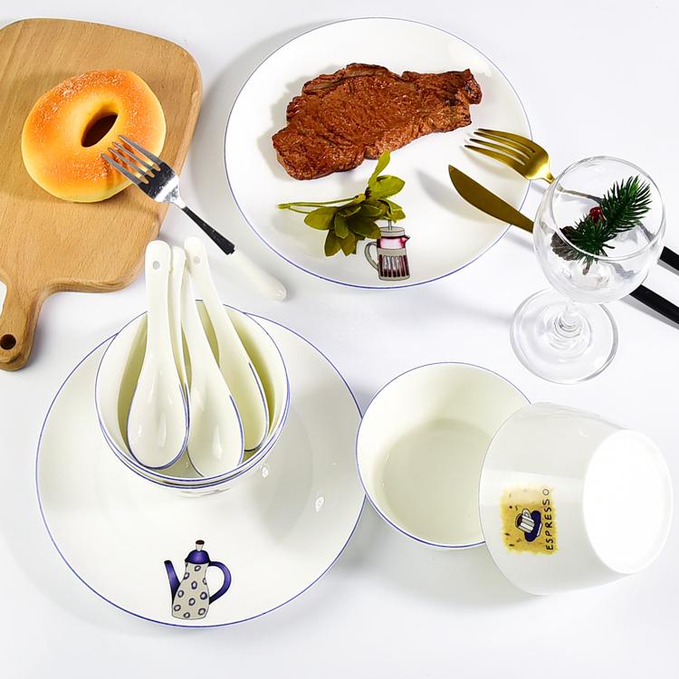 Customizable Cartoon Porcelain Dinnerware