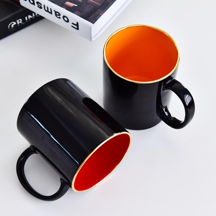 Customizable Color Glazed Straight Porcelain Cup