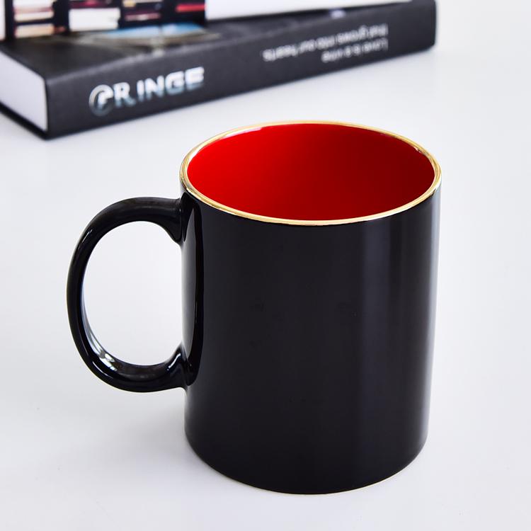 Customizable Color Glazed Straight Porcelain Cup