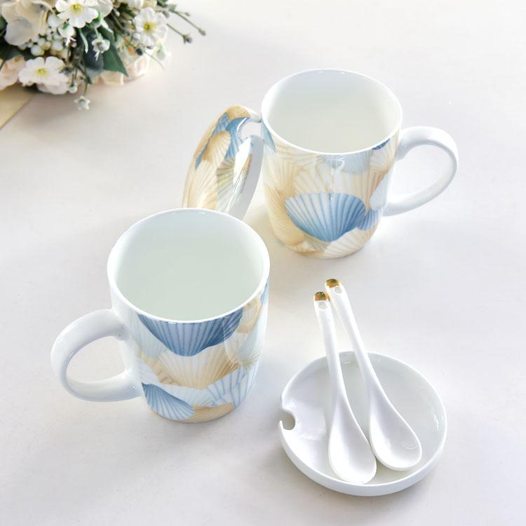 Customizable Shell Porcelain Cup