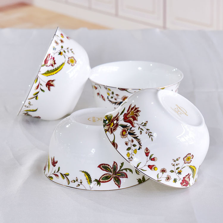 Flower Language 46-piece Porcelain Dinnerware