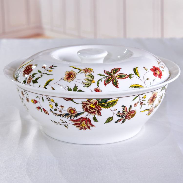 Flower Language 46-piece Porcelain Dinnerware