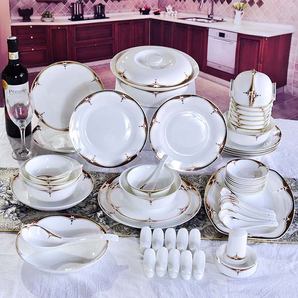 Fluorescence House 60-piece Porcelain Dinnerware