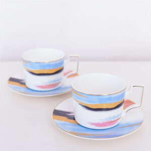 Garden Bone China Coffee Cup and Saucer 1