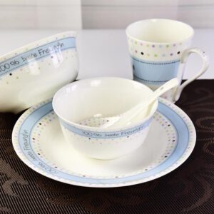 Good Friends Porcelain Dinnerware for Single Person