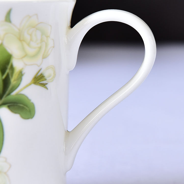 Kapok Flower Bone China Mug