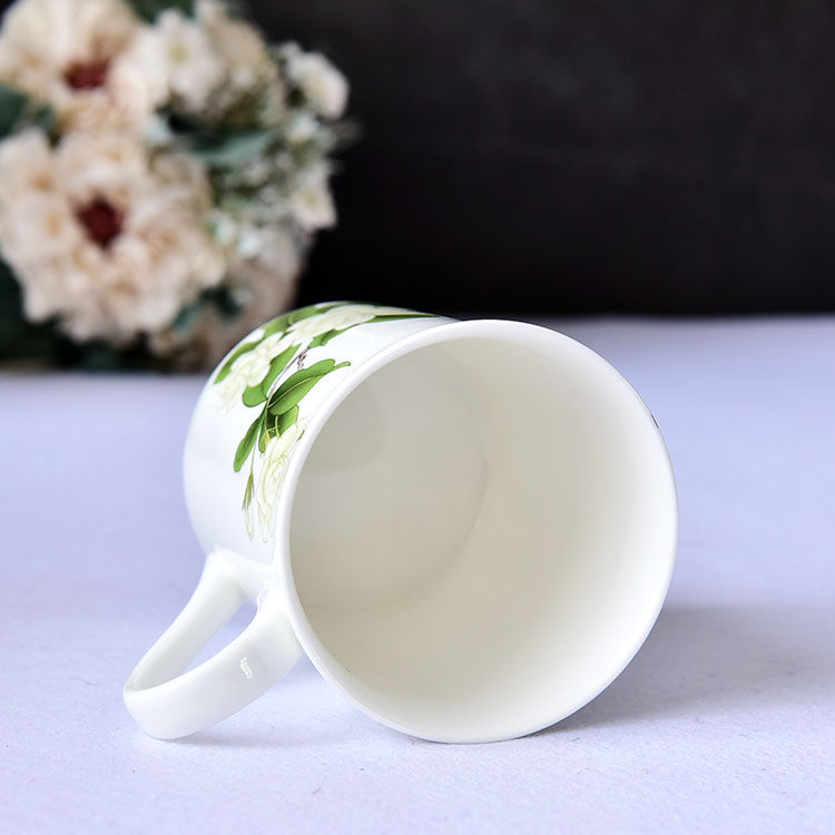 Kapok Flower Bone China Mug
