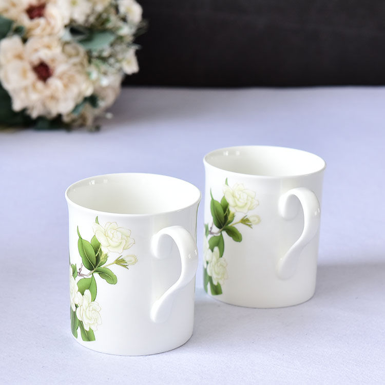 Kapok Flower Bone China Mug