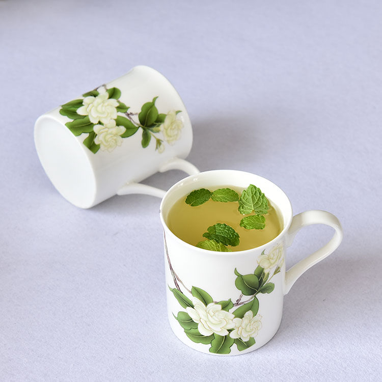 Kapok Flower Bone China Mug
