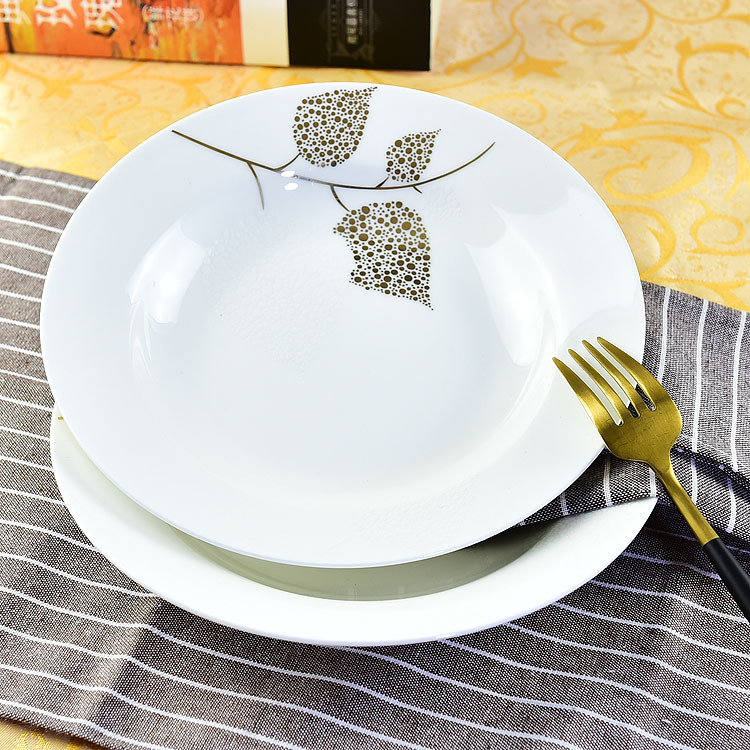 Knot Branches 8-piece Porcelain Dinnerware