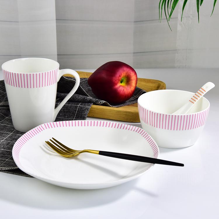 Korean Style Single-person Porcelain Dinnerware