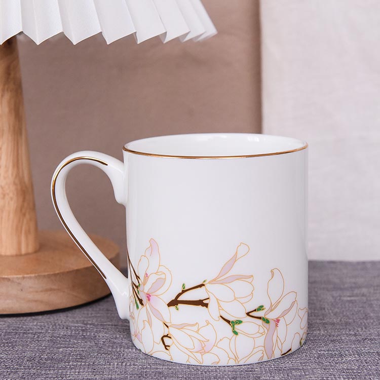 Language of Flowers Bone China Mug