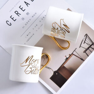 Love Bread Inverted Mouth Porcelain Cup