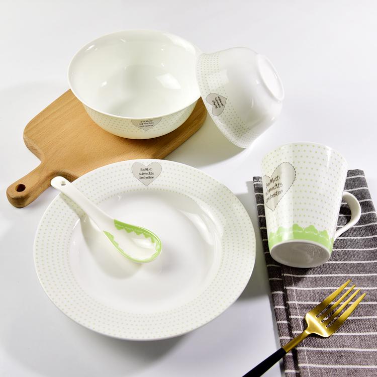 Love of Spring Single-person Porcelain Dinnerware