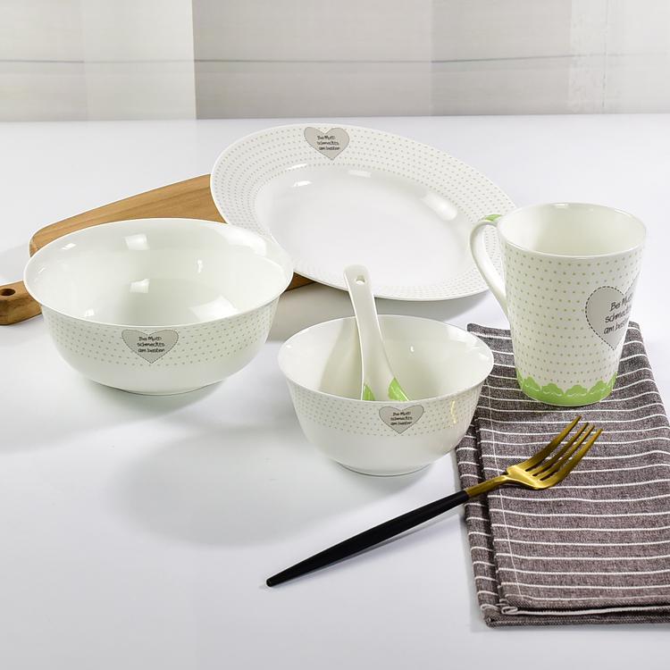 Love of Spring Single-person Porcelain Dinnerware