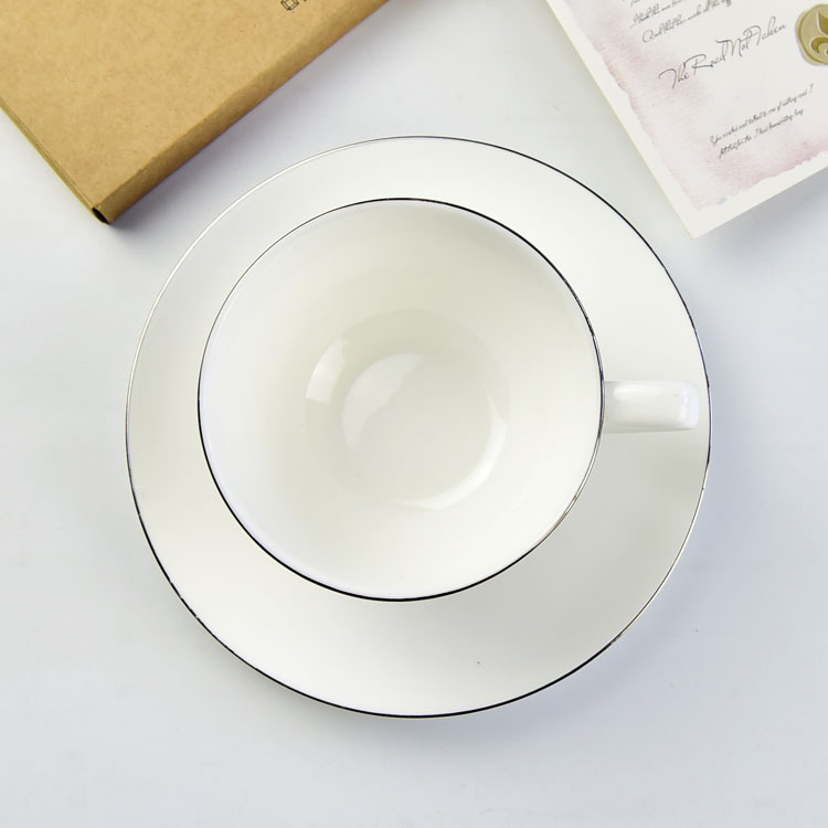 Moonlight Bone China Coffee Cup and Saucer