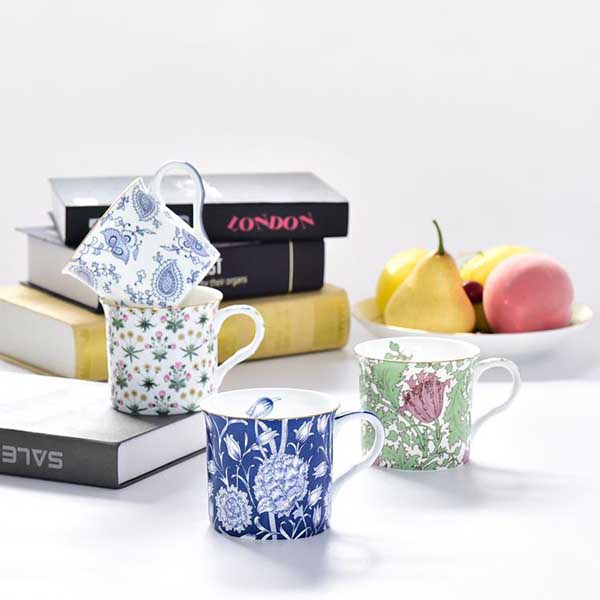 Pink dai Inverted Mouth Porcelain Cup