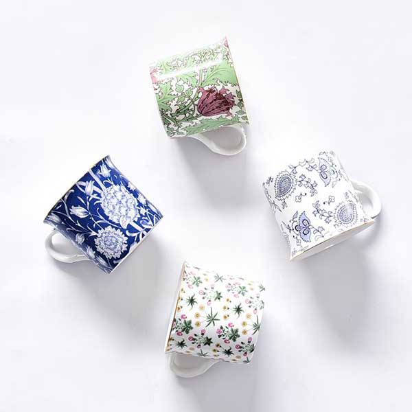 Pink dai Inverted Mouth Porcelain Cup