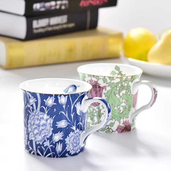Pink dai Inverted Mouth Porcelain Cup