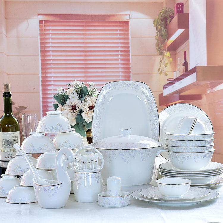 Sakura 50-piece Porcelain Dinnerware