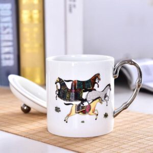 Service Horse Porcelain Cup