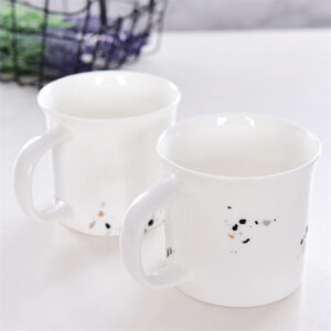 Small Inverted Mouth Bone China Mug