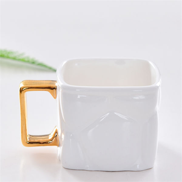 Square Bone China Mug