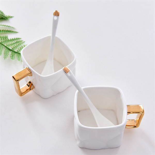 Square Bone China Mug