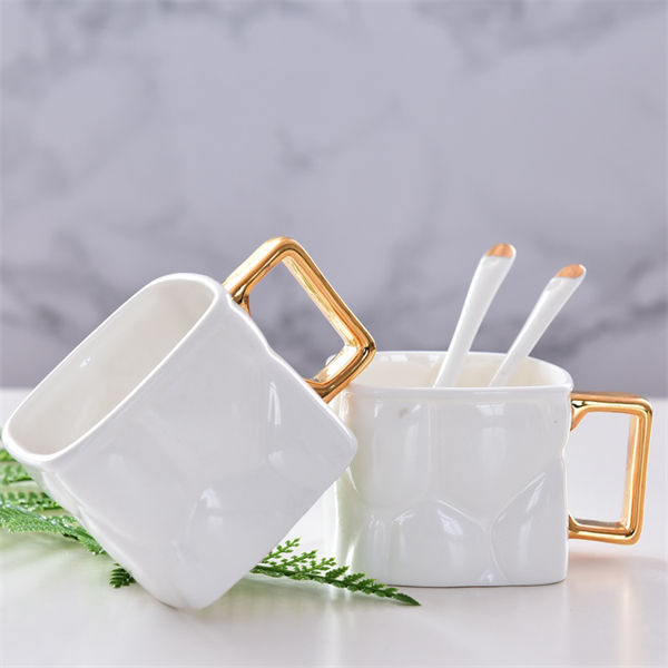 Square Bone China Mug