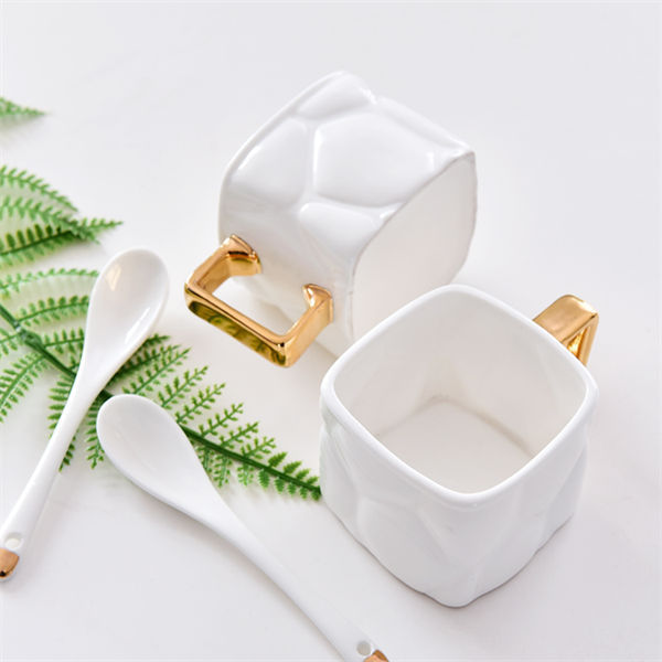 Square Bone China Mug