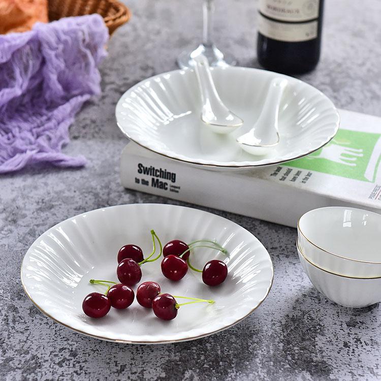 Sunshine 8 Inch Bone China Soup Plate