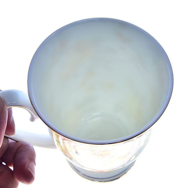 Tall Stem Bone China Mug