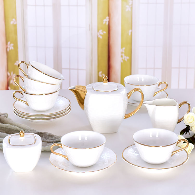 Water Cube Bone China Coffee Set