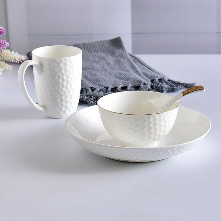 Water Cube Single-person Porcelain Dinnerware