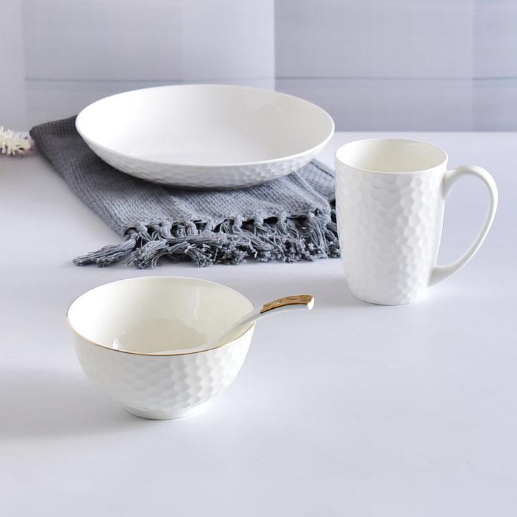 Water Cube Single-person Porcelain Dinnerware