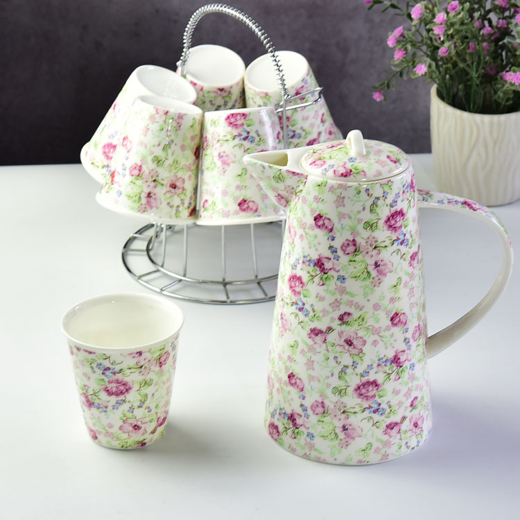 Wholesale Customizable Home Use Bone China Water Set