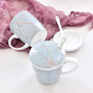 Wholesale Customizable Marbling Porcelain Cup