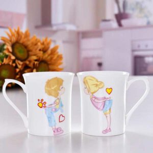Wholesale Customizable Porcelain Couple’s Cup