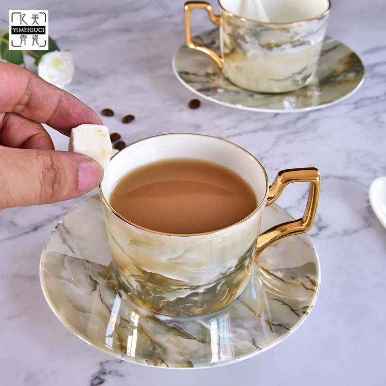 Wholesale Customizable Tangshan Factory Creative Bone China Coffee Set